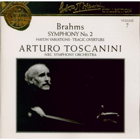 BRAHMS - Toscanini - Symphonie n°2 pour orchestre en ré majeur op.73